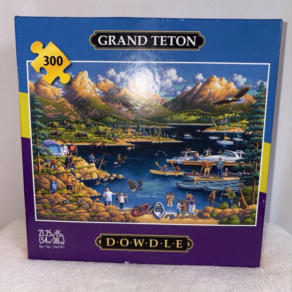Buffalo Games Grand Teton 300 Piece Jigsaw Puzzle By Eric Dowdle NEW